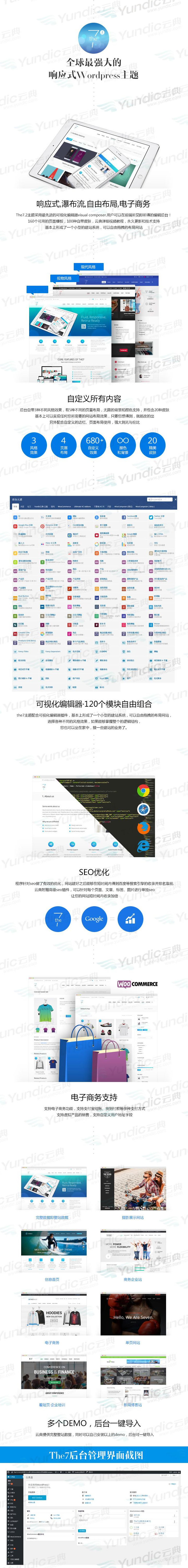 The7可视化建站10.0.0官网中文版可视化拖拽编辑的WordPress主题-资源站