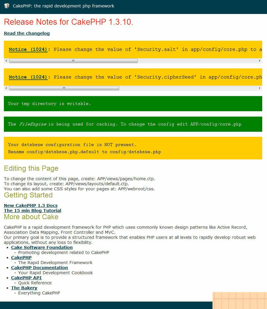 CakePHP php框架 v4.1.6-资源站